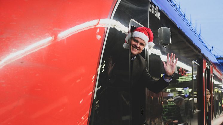 MTR Express VD Mats Johannesson vill se att SJs monopol på biljettförsäljning upphör. Bild: MTR Express