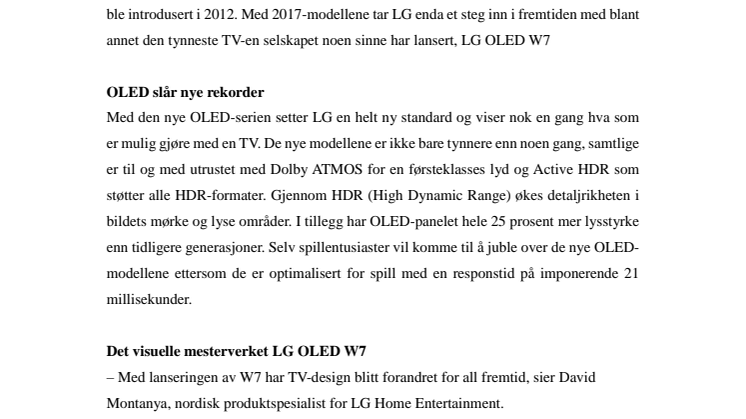 LG CES 2017 OLED Line-up NO Final