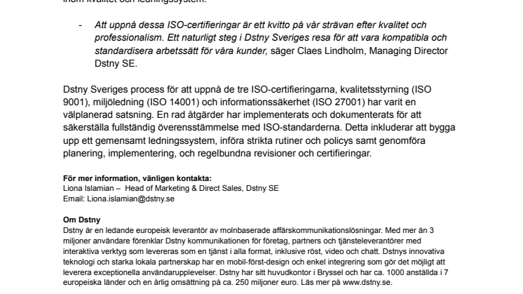 20231206 - Dstny uppnår trippel ISO-Certifiering .pdf