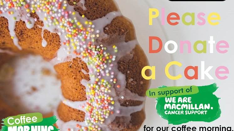Macmillan coffee morning at Tottington Library