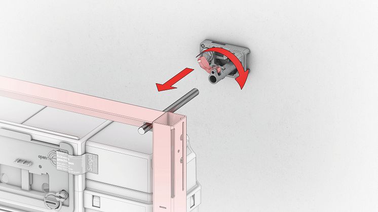 De nya väggfästena är optimerade för att göra det ännu enklare att montera fixturen mot väggen.