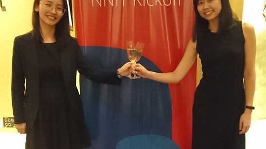 Carissa Choh (on the right) and Tina Lan, who is a  colleague in NNIT as well as ISPE.