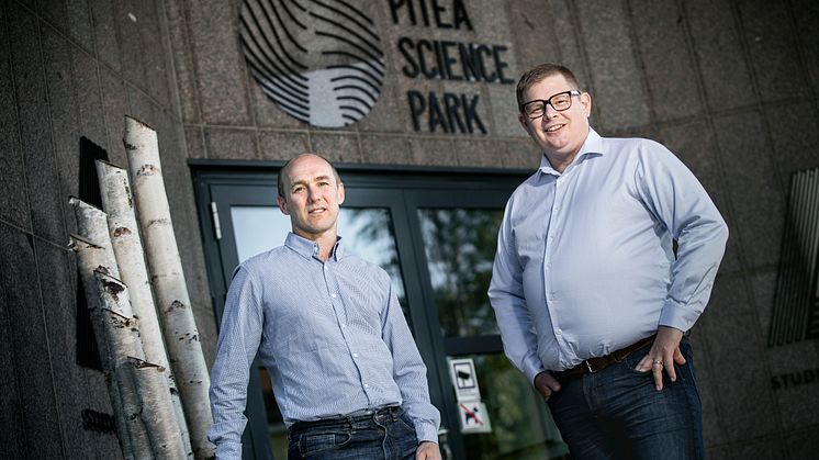 Henrik Bucht och Jonas Lindberg Piteå Science Park