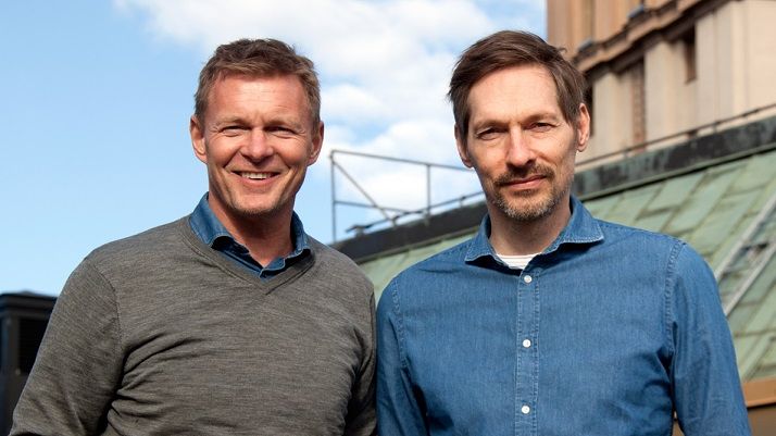 Grundarteamet i Medicheck Thomas Ehrengren och Christian Tärnholm