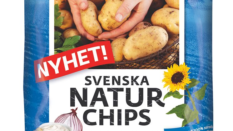 Svenska Naturchips Sourcream & Onion