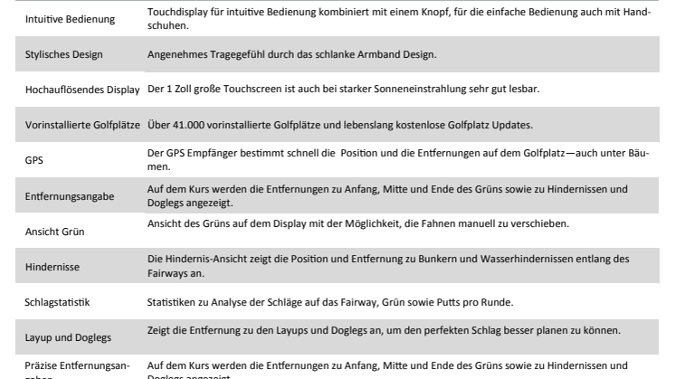 Datenblatt Garmin Approach X10