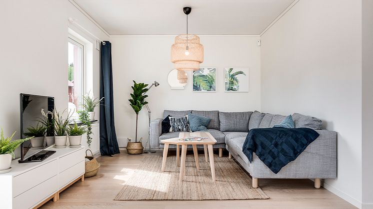 BoKlok radhus 117 kvm - Vardagsrummet