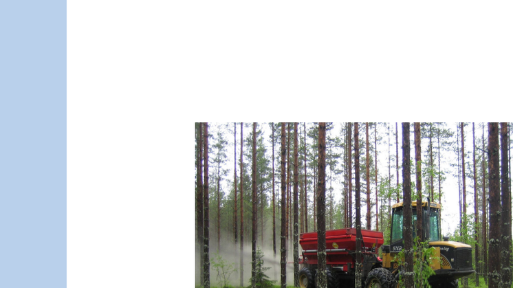 SVU-rapport 2011-09: Kväveberikning och skogsgödsling med torkat granulerat avloppsslam