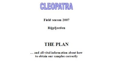 Forsiden på The Plan i CLEOPATRA prosjektet..svg