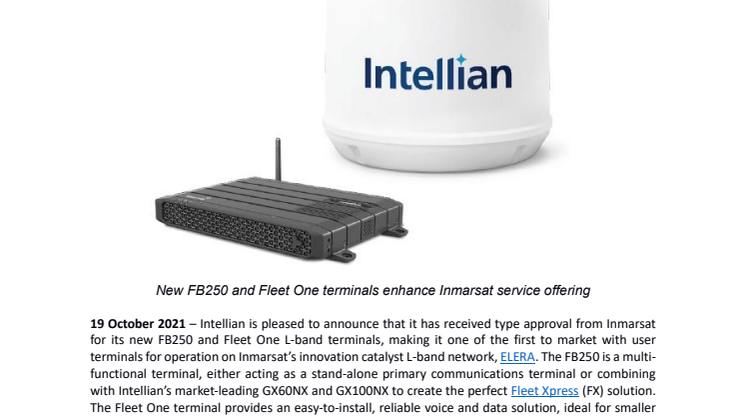 October 2021 - Intellian - Fleet One and FB250 FINAL.pdf