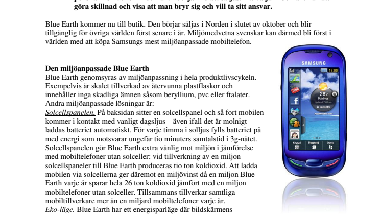 Samsungs solcellsmobil är här