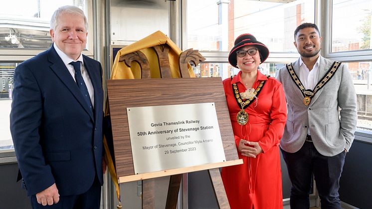 Mayor and Consort with Cllr Briscoe