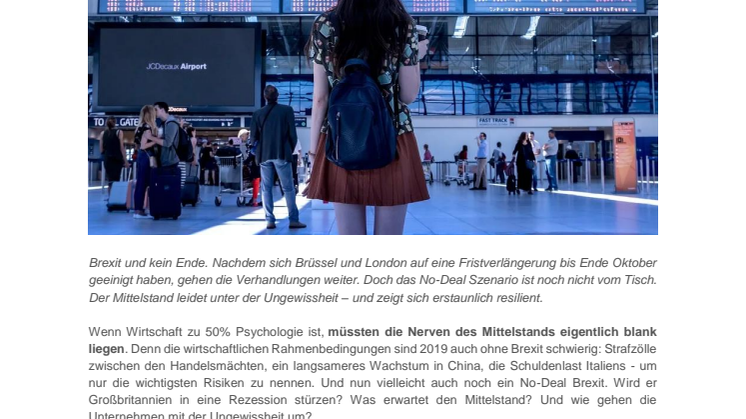 Brexit: Deal oder No-Deal - was erwartet den Mittelstand?