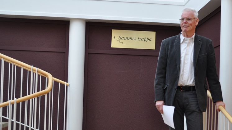 Jörgen Markgren i Sammes trappa, Campus Skellefteå