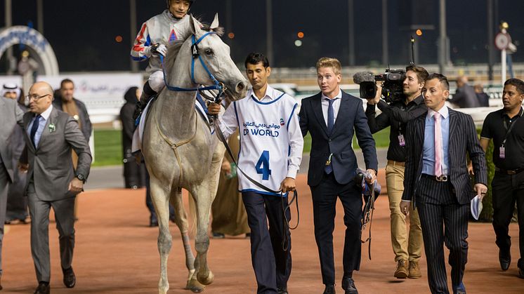 Plata O Plomo (S Berneklint-C lopez) vinner på Meydan 2020-01-30