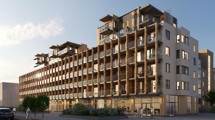Brf Murgrönan i Kungälv är Riksbyggens projekt nummer 200 som certifieras enligt Miljöbyggnad.