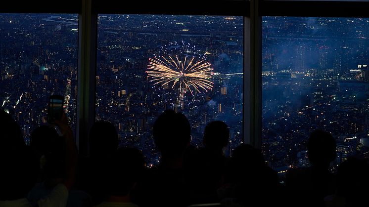 View the Fireworks from TOKYO SKYTREE