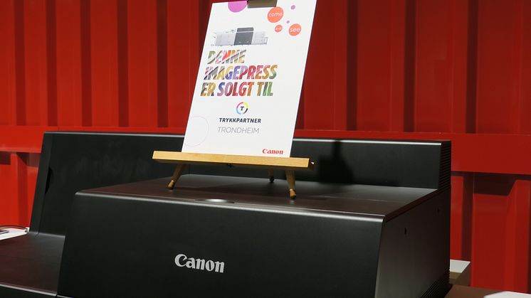 Trykkpartner har investert i en ny Canon imagePRESS C10000VP