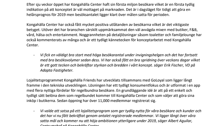 Redan 11 000 medlemmar i Kongahälla Friends!