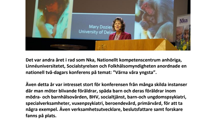 Konferensen: ”Värna våra yngsta – Späda barns rätt till hälsa och utveckling” samlade 500 personer från hela landet
