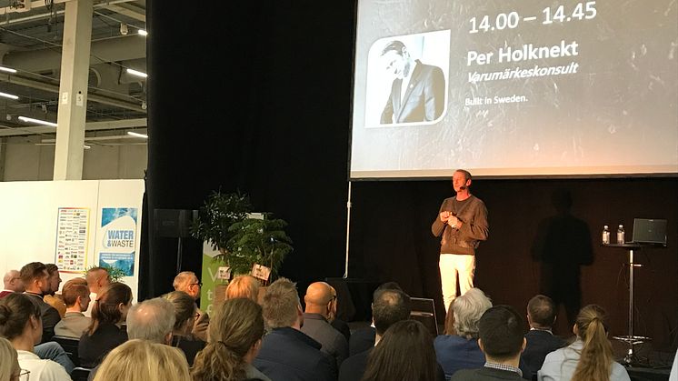 Per Holknekt drog fullt hus på Industrimässorna Malmö 2019.
