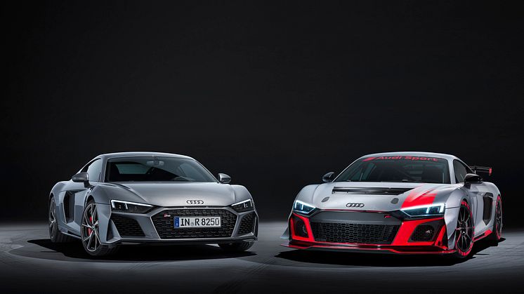Audi R8 V10 RWD og R8 LMS GT4