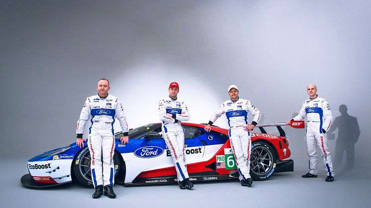 Bemutatkoztak a Ford GT pilótái, akik a Hosszútávú Világbajnokságon versenyeznek majd