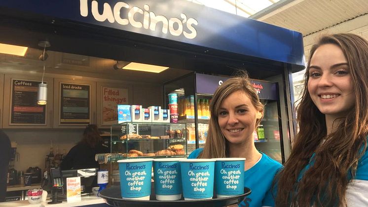 Opening day at Puccino's