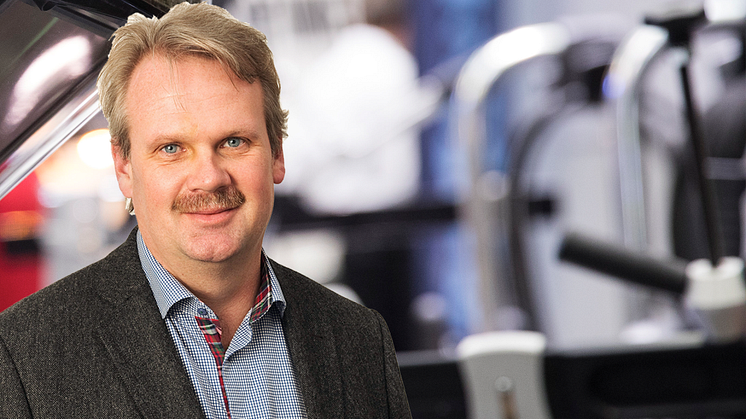 Jan Olvenmo, ansvarig plåt och lack på MRF, ser fram emot att diskutera energi och hållbarhet under Automässan.