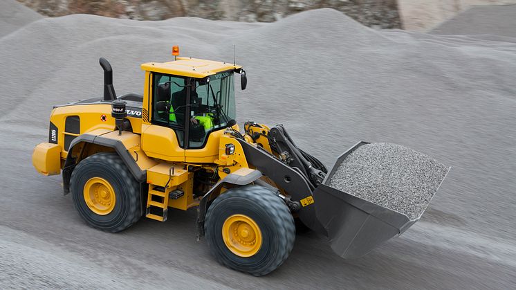 Volvo L110G-L120G hjullastare - med skopa som redskap