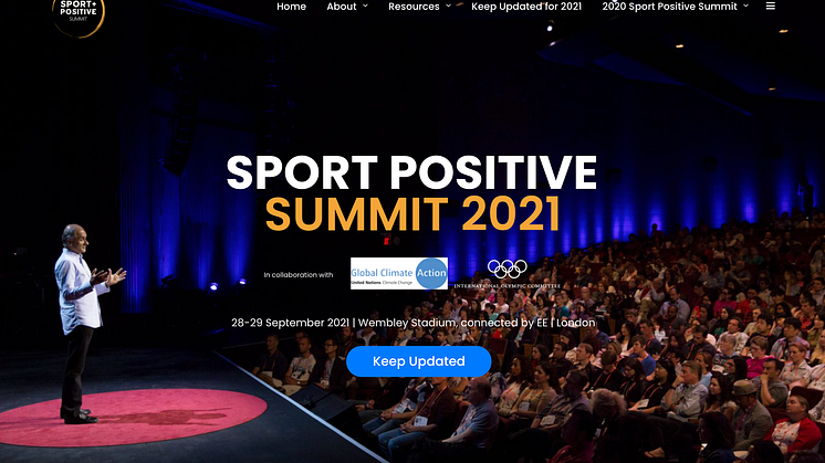 The Sports Positive Summit annual event brings together leading experts for two days of networking.