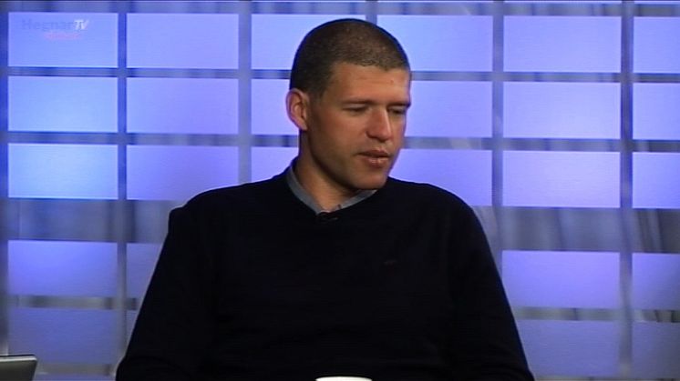 Andreas Myhre snakker om vinterprisen på strøm på HegnarTV 