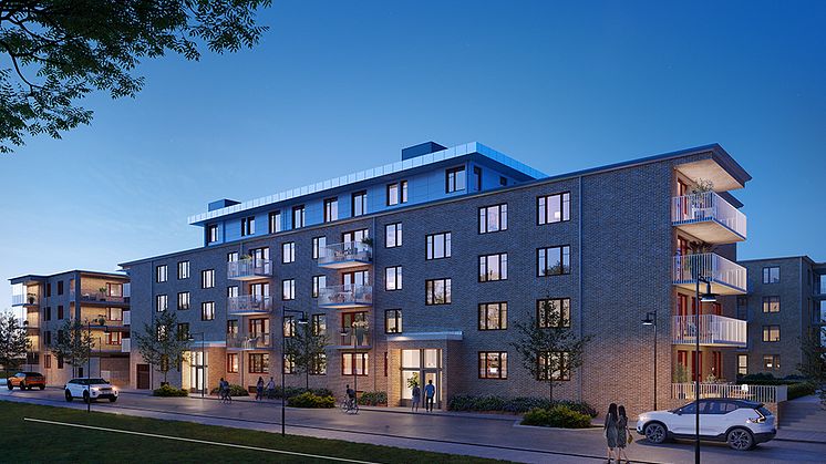 Nu startar försäljningen av fler moderna lägenheter i centrala Eskilstuna