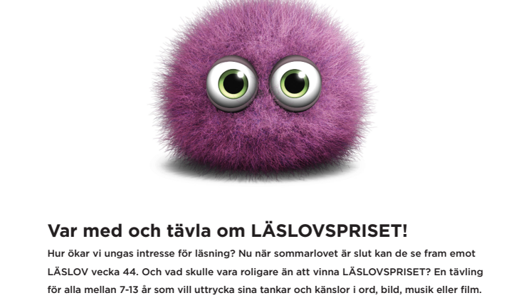 Inbjudan LÄSLOVSPRISET