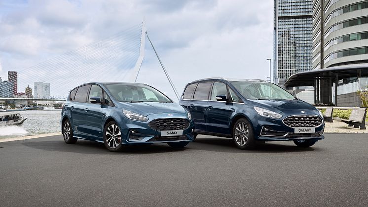 Ford S-MAX og Ford Galaxy Hybrid 2020