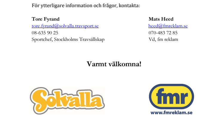 Inbjudan till presskonferens