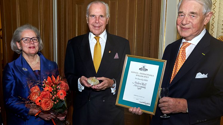Anders Wall tilldelas Kulturarvsmedaljen 2014