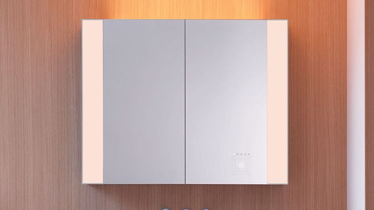 RL40 Room Light-Spiegelschränke von burgbad bringen eine neue Beleuchtungsqualität ins Bad.