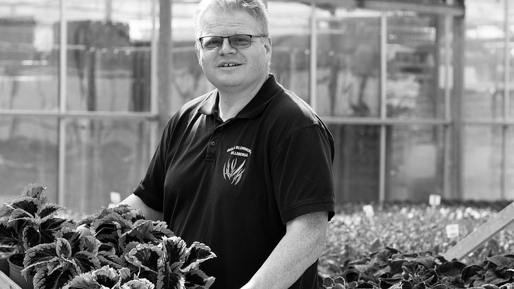 Trädgårdsmästare Stefan Jacobsson hos Ingla Blommor