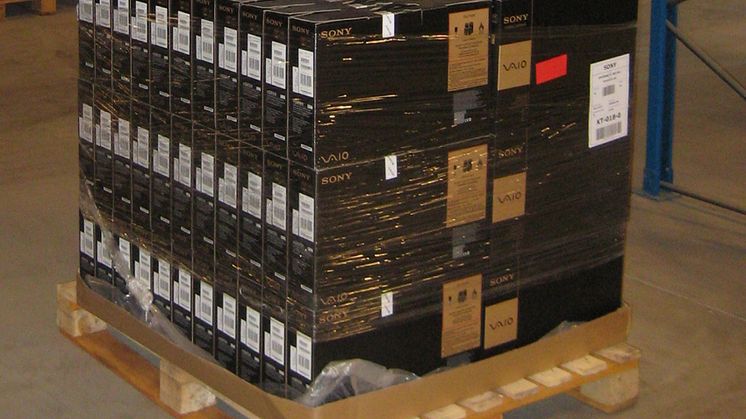 Logistiken för Sony VAIO flyttas till DHL:s högsäkerhetslager i Jönköping