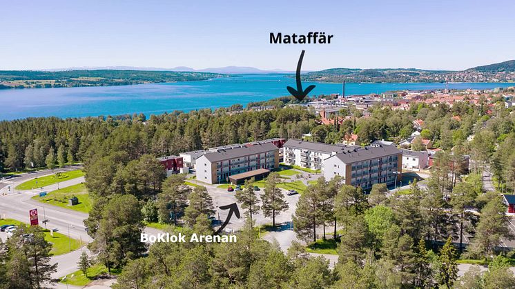 Illustrationsvideo, BoKlok Arenan, Odenvallen, Östersund. 