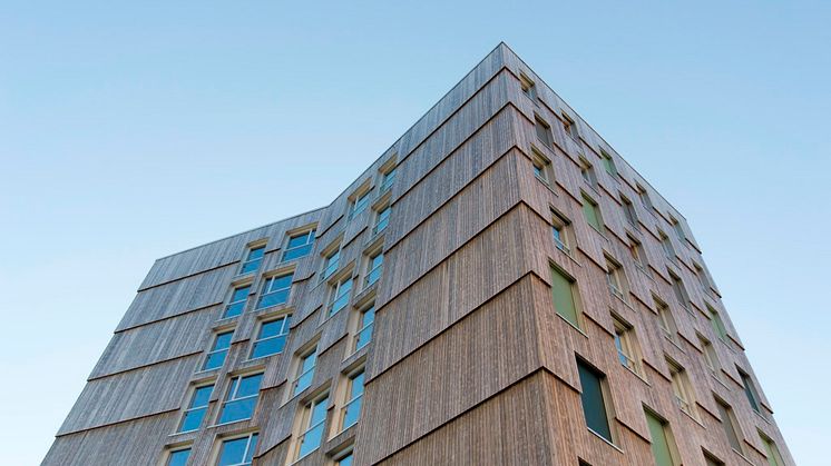 Moholt 50 | 50 Studentenwohnheim in Trondheim - Kebony Fassade