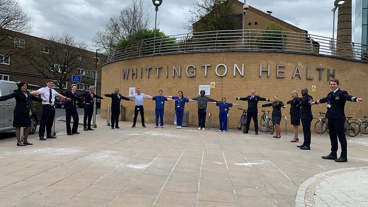 Norwegian crew support well-being of frontline UK hospital staff during COVID-19 outbreak
