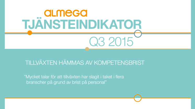 Almegas tjänsteindikator Q3 2015 - kortversion