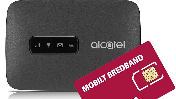Portabel uppkoppling med Alcatel Link Zone MW40 och Hallon 20 GB