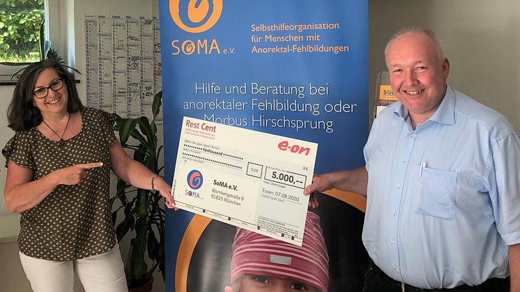 Bayernwerk-Mitarbeiter spenden für SoMA e.V.