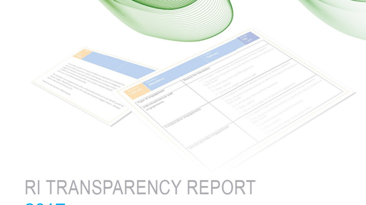 2017 Public Transparency Report for Swedfund International AB