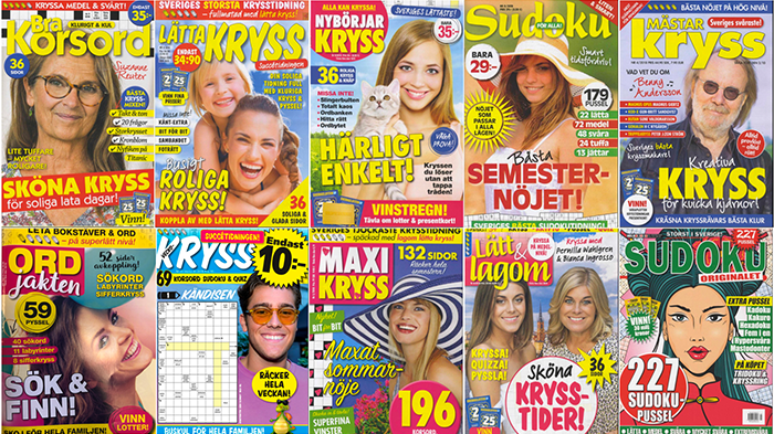 Aller media avyttrar korsordstitlarna i print till Keesing Media Group