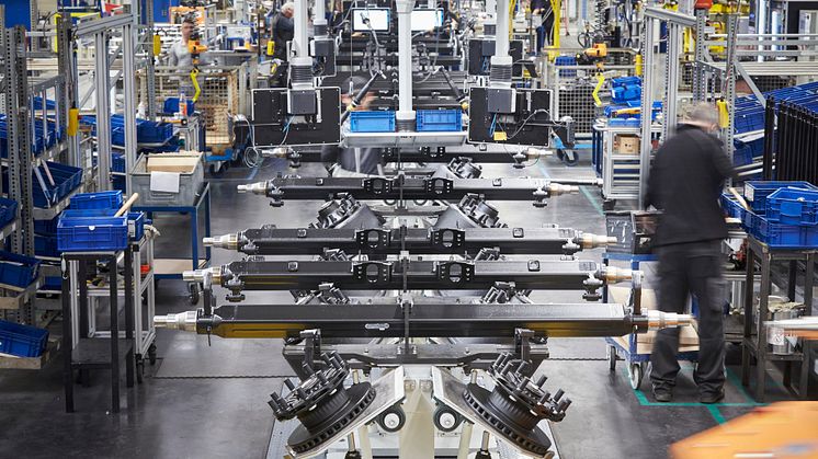 Trailer axle production in Wiehl