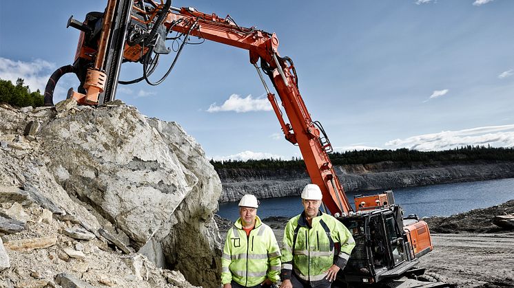 Hitachis materialhanterare blev unik borrigg
